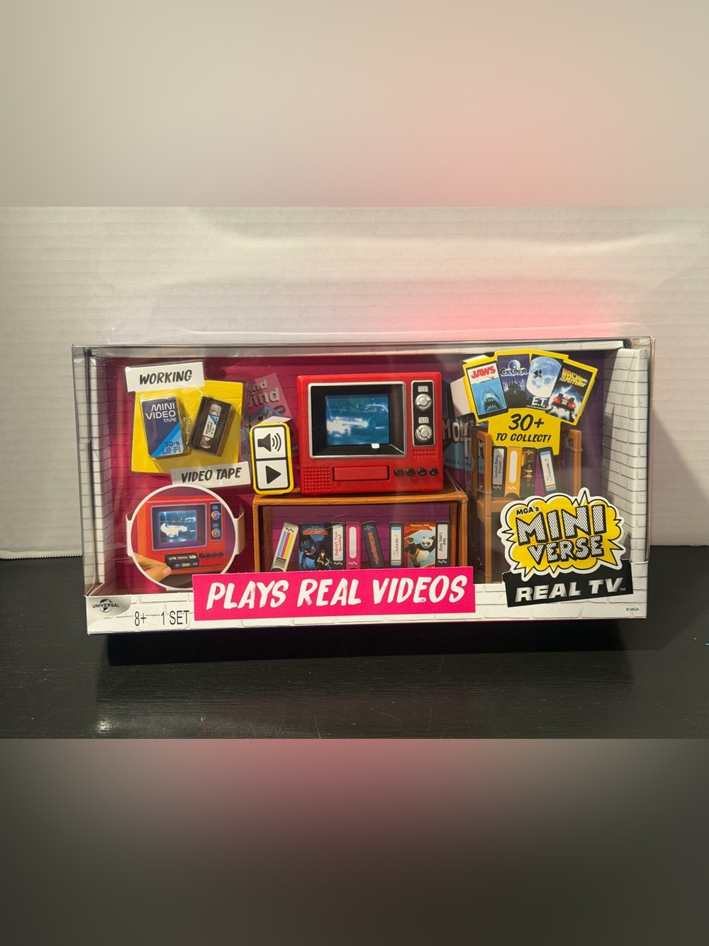 SHIPS NOW Miniverse Real TV Plays Real Videos player vhs tapes MGA Entertainment